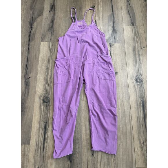 Free People Pants - Free People FP Movement Size Small Hot Shot Jumpsuit Purple EUC
